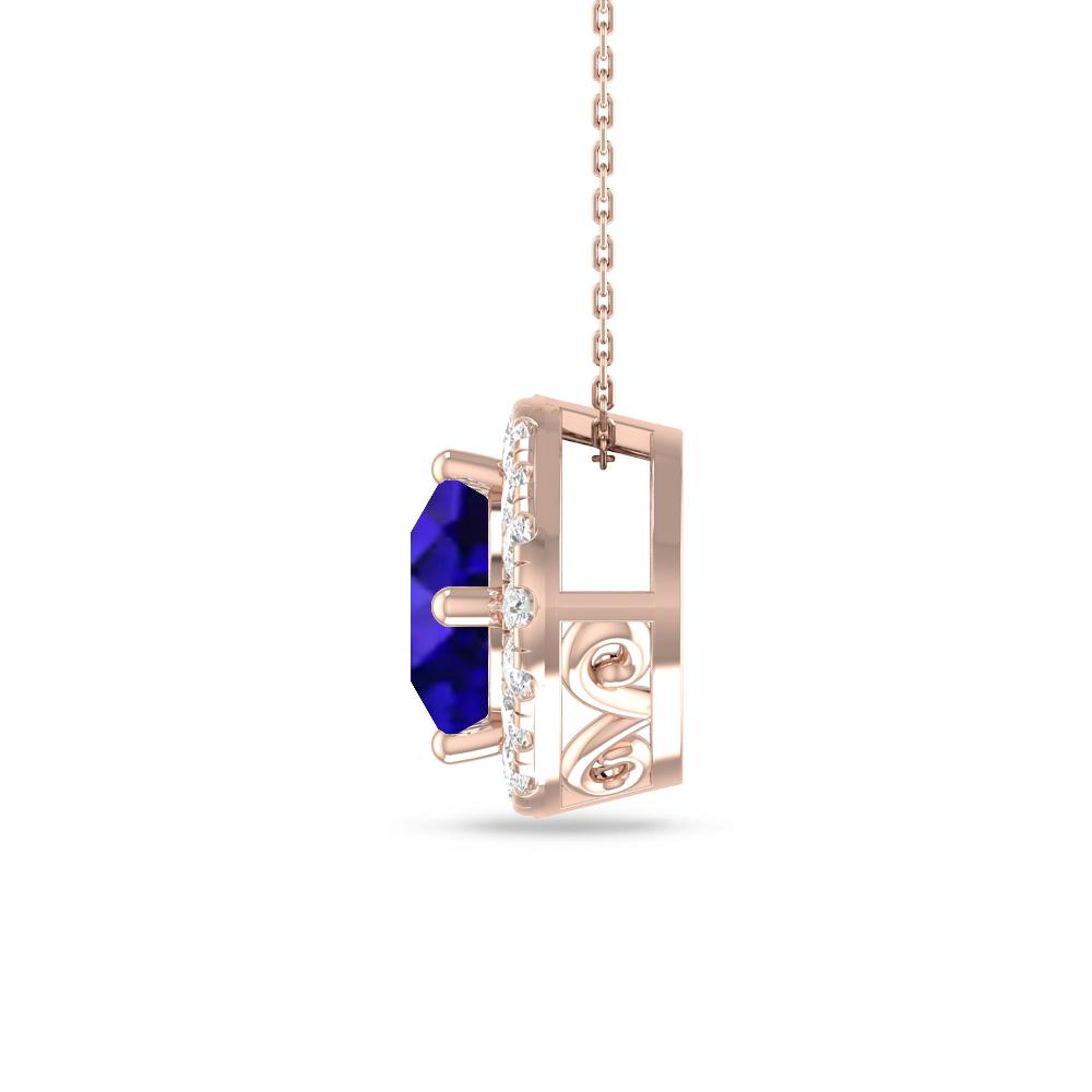 Rose Gold - Tanzanite