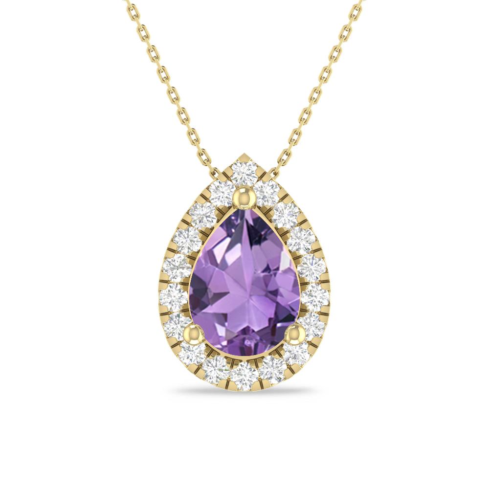 Yellow Gold - Amethyst