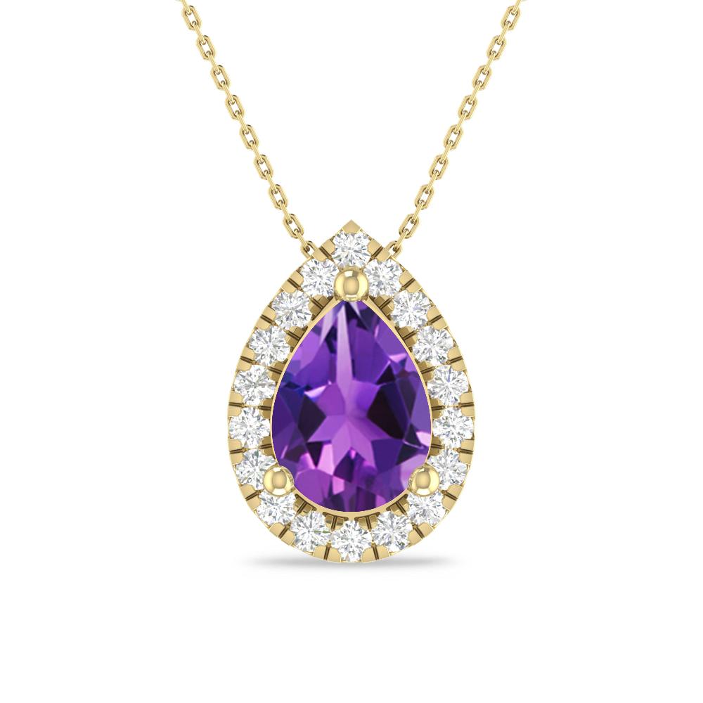 Yellow Gold - Amethyst