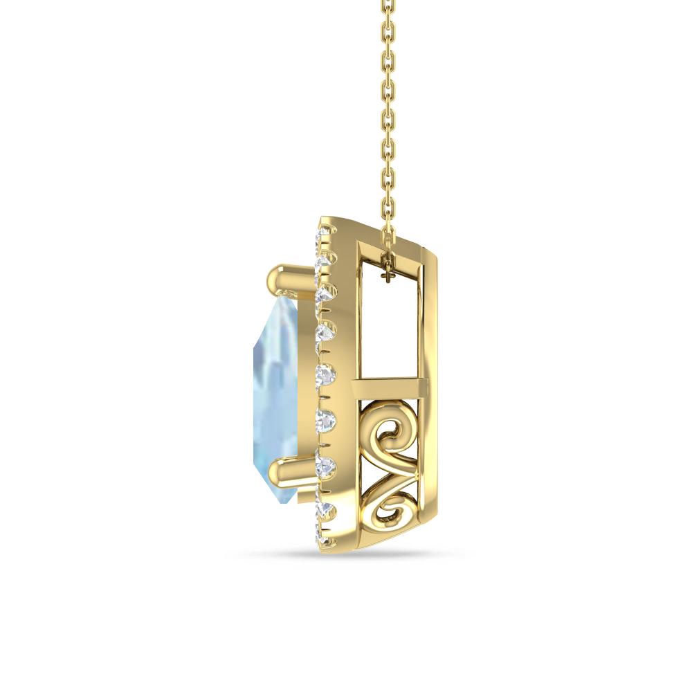 White Gold - Aquamarine