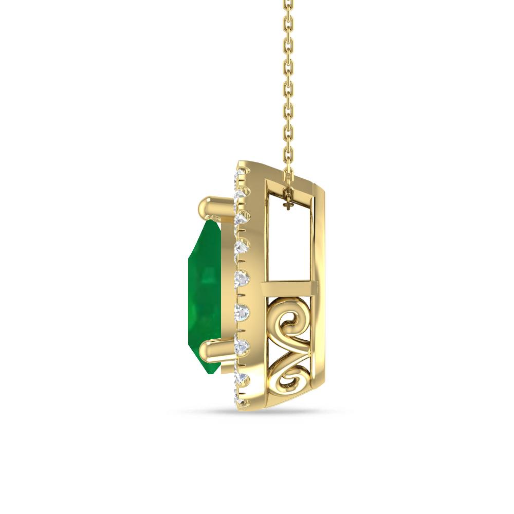 Yellow Gold - Emerald