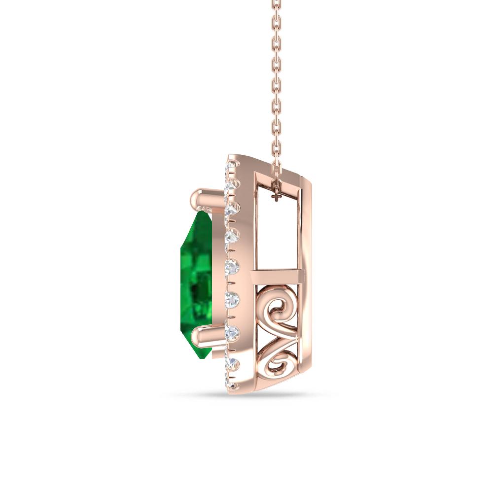 Rose Gold - Emerald
