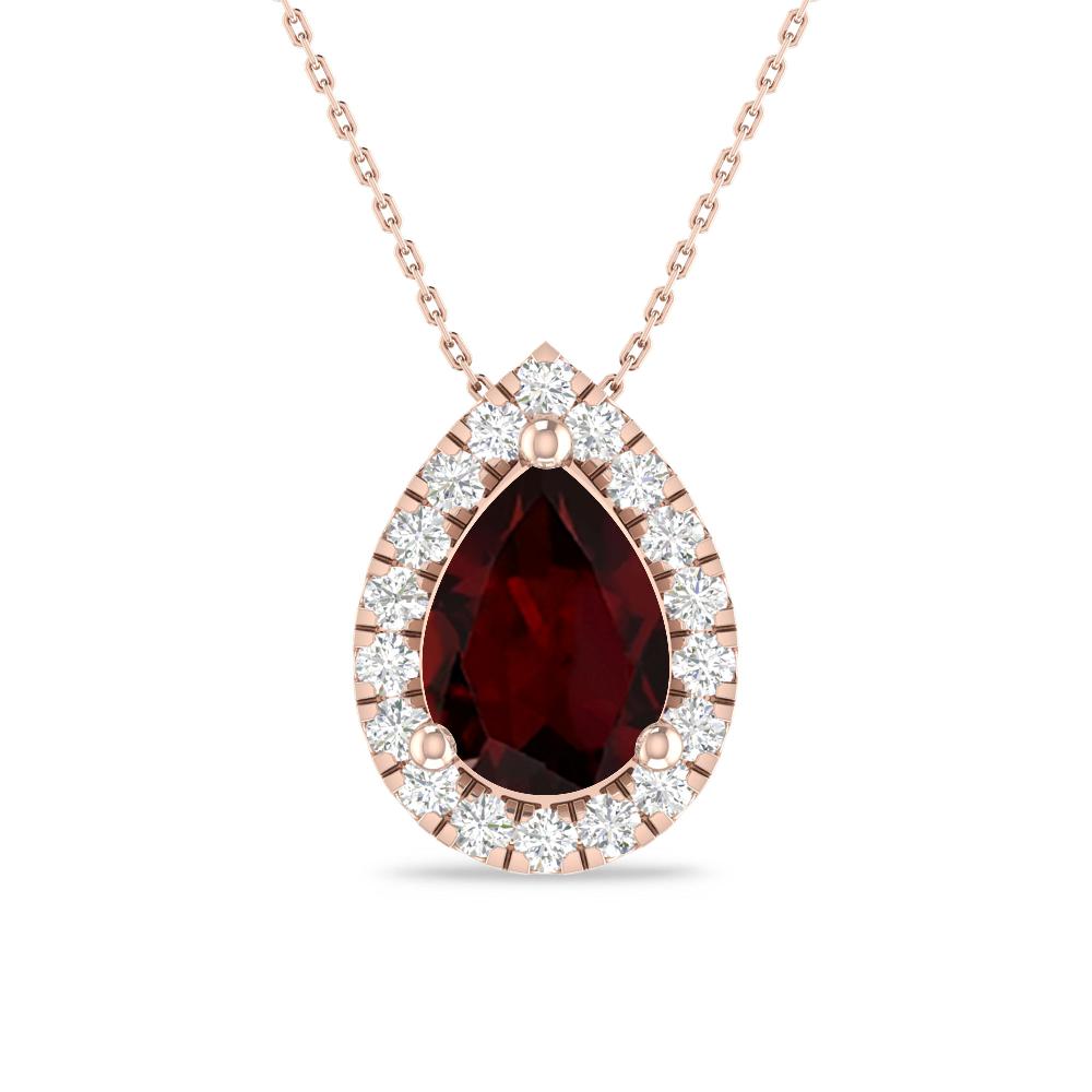 Rose Gold - Garnet