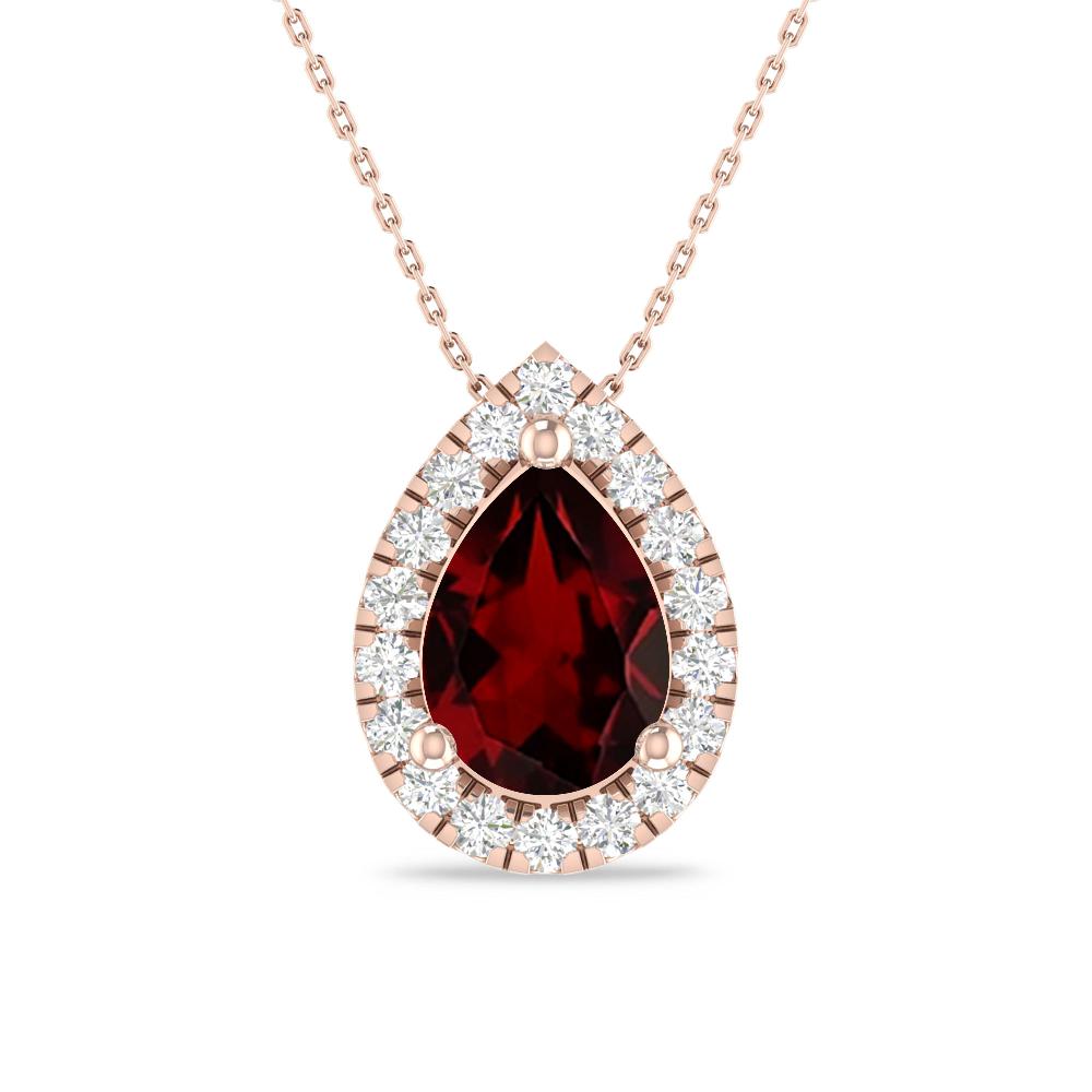 Rose Gold - Garnet