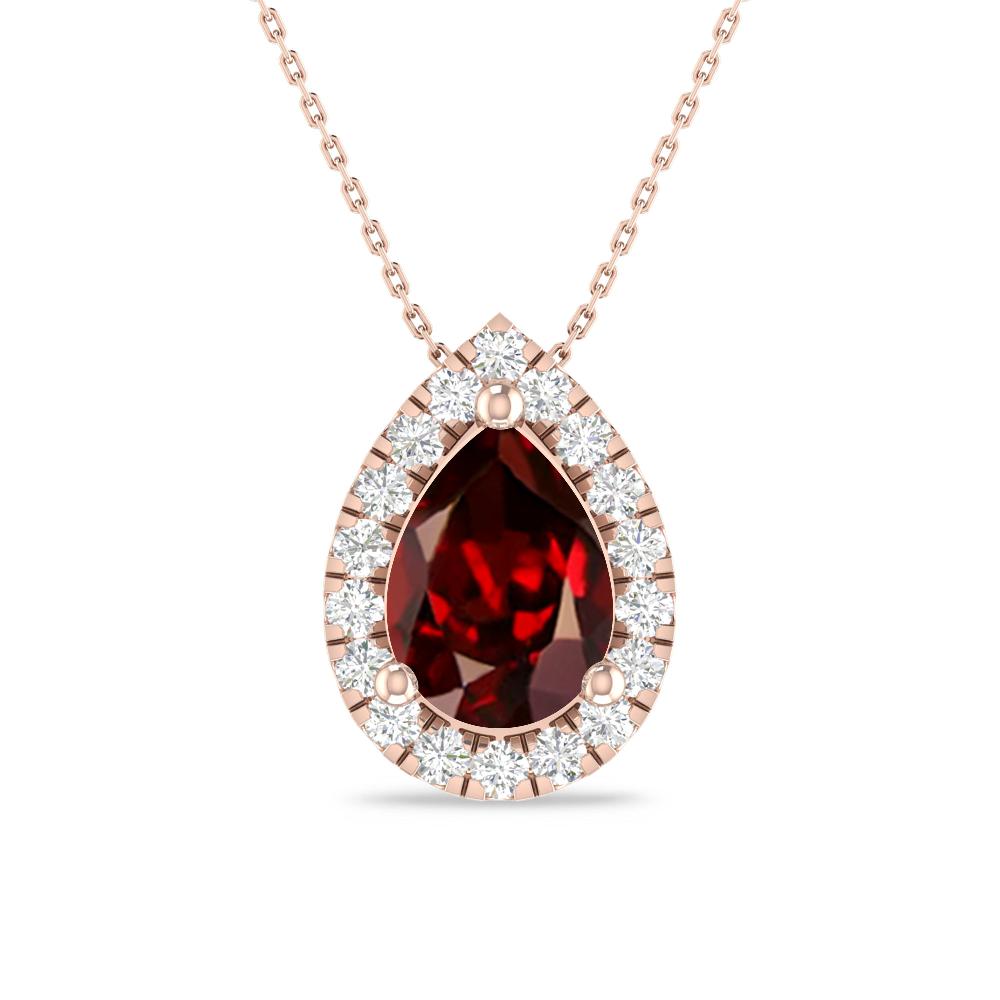 Rose Gold - Garnet