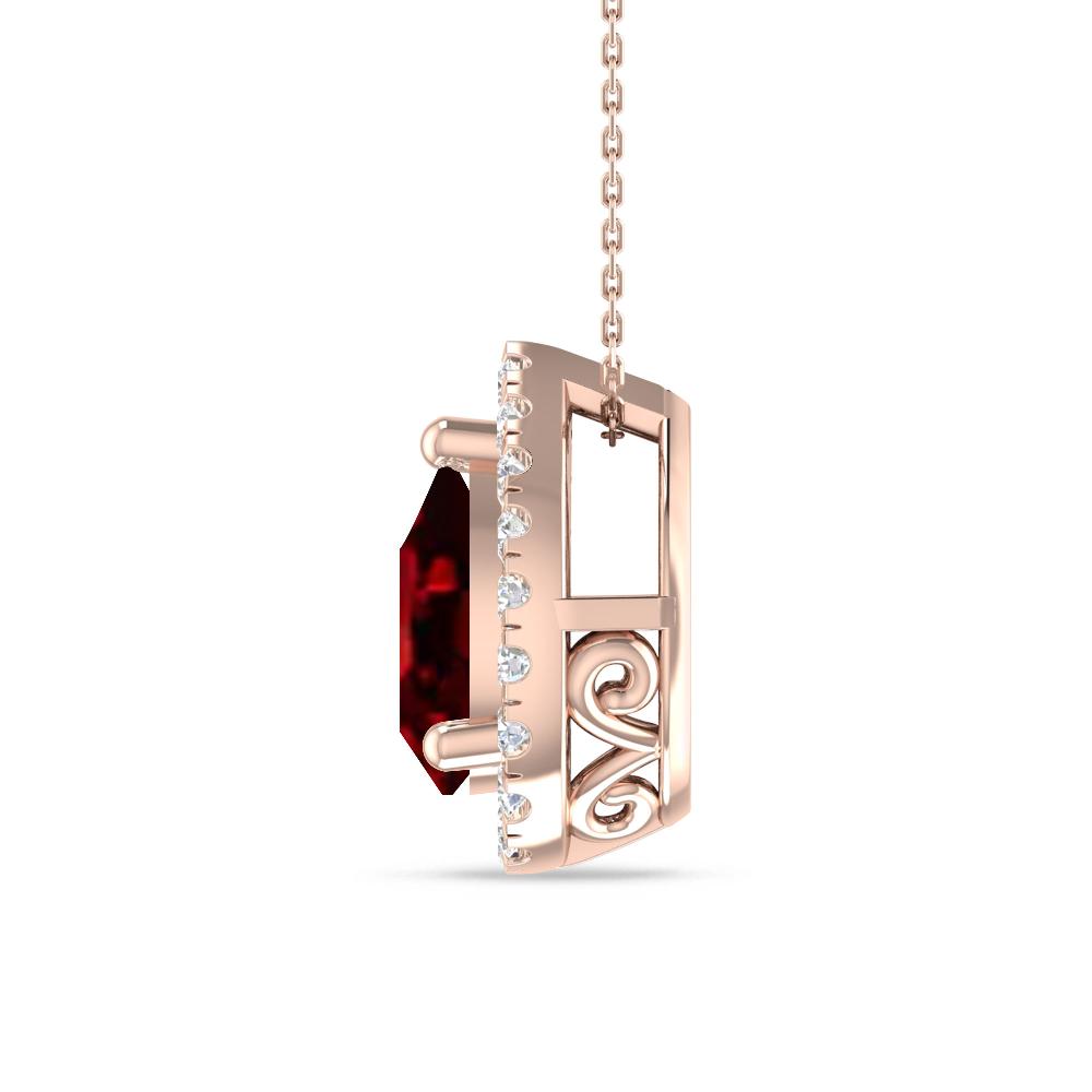 Rose Gold - Garnet