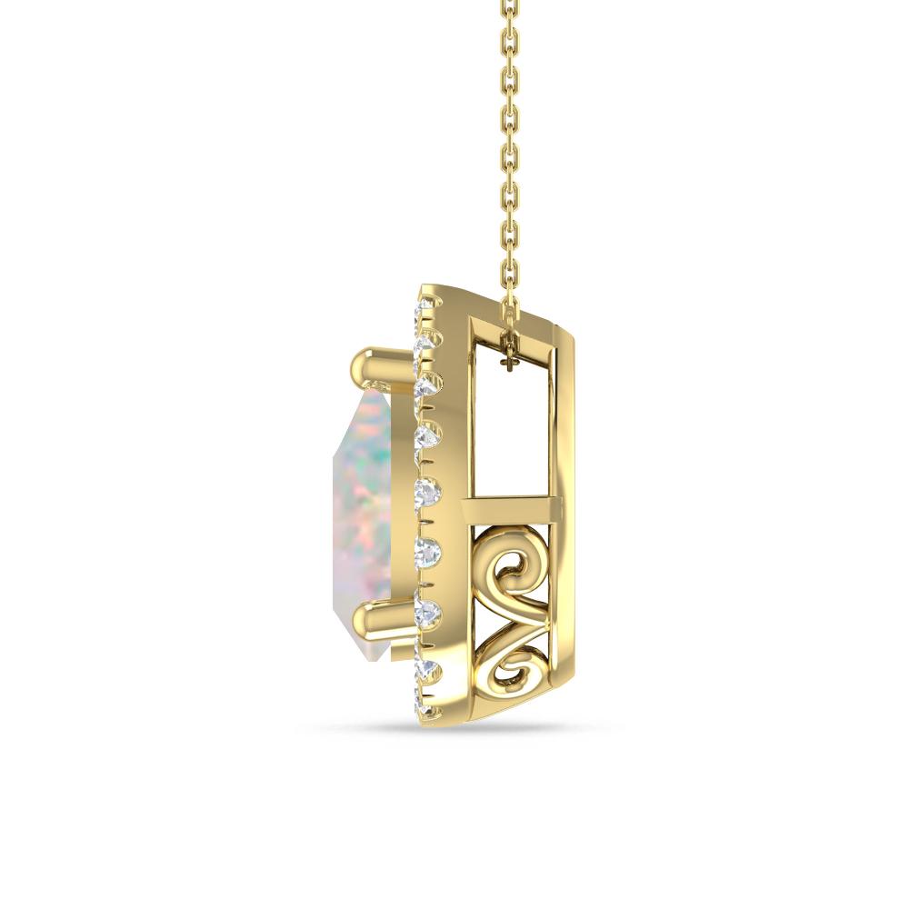 Yellow Gold - Opal