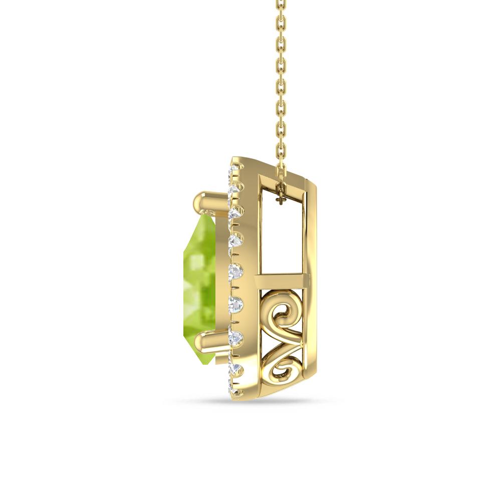 Yellow Gold - Peridot