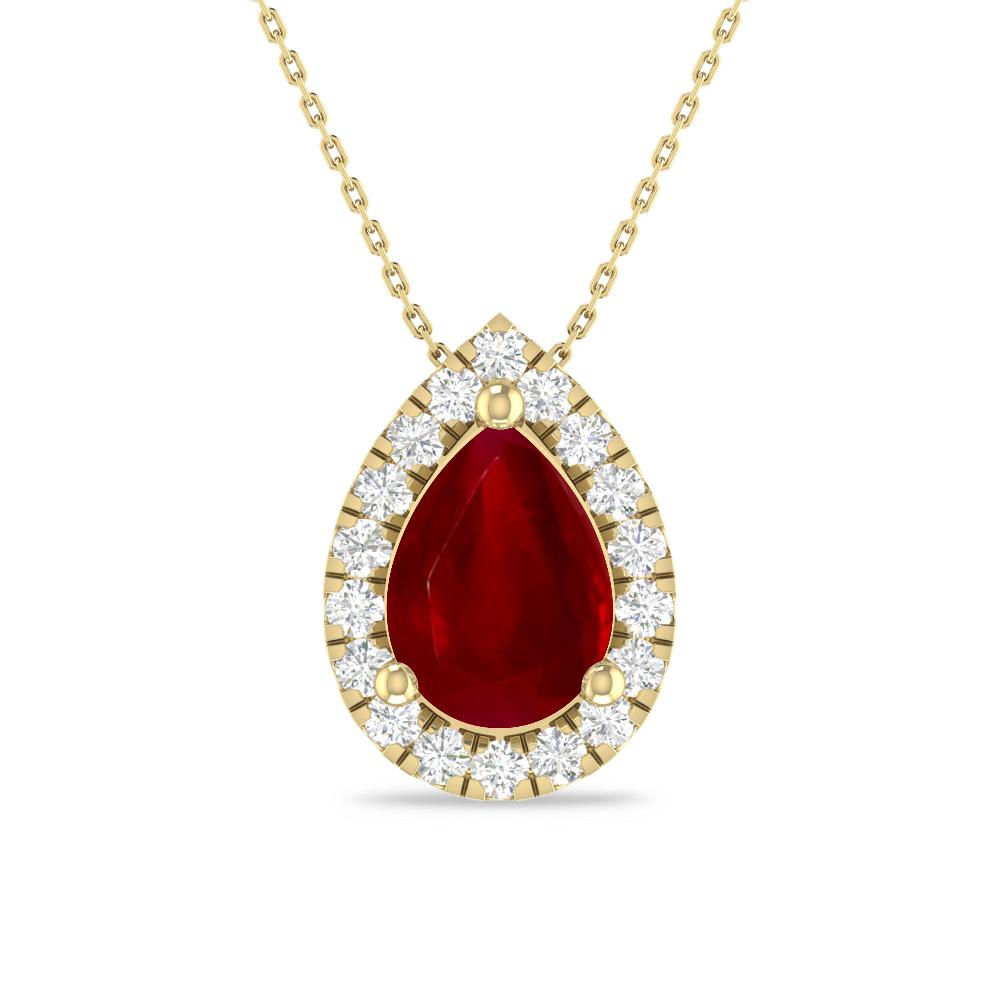 Yellow Gold - Ruby