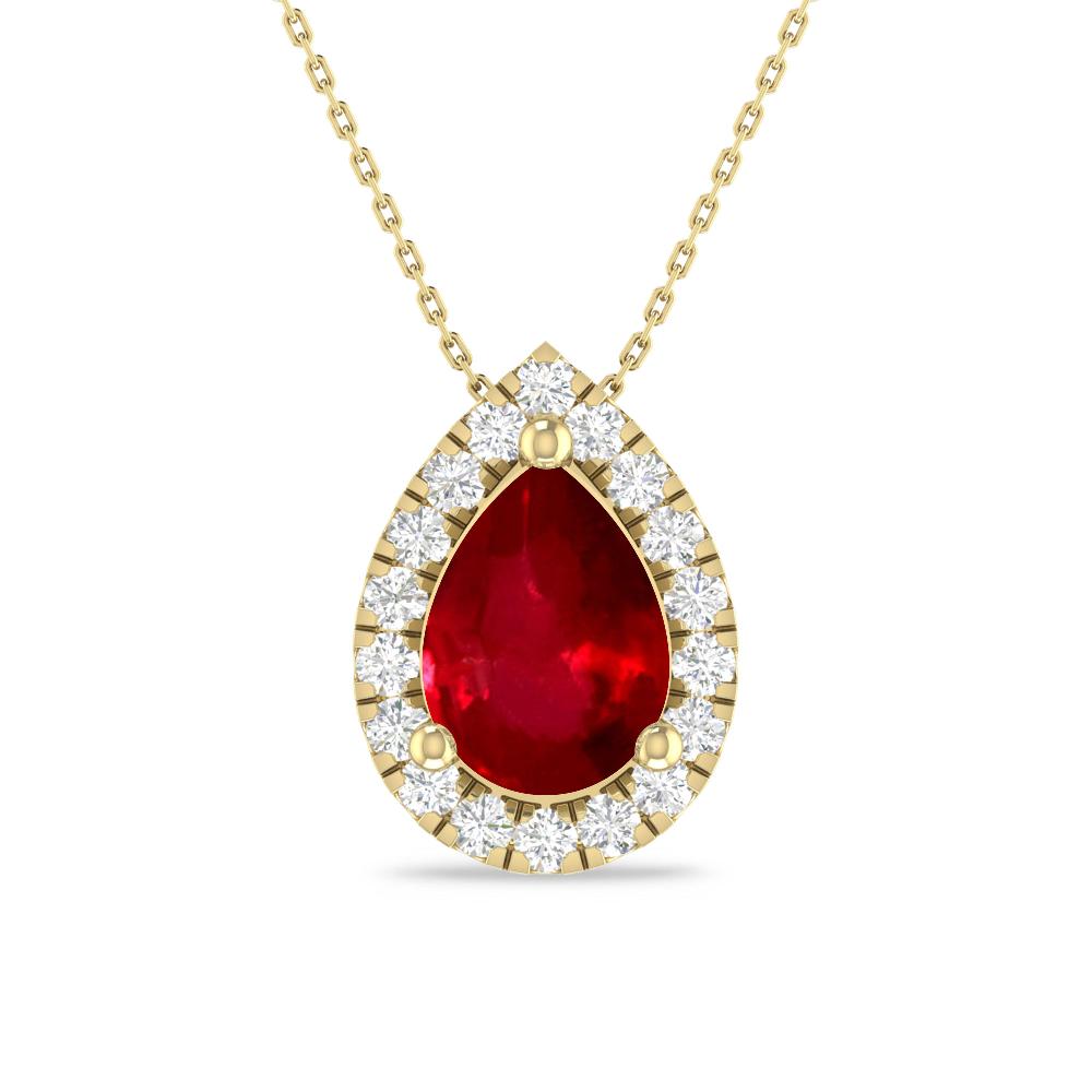 Yellow Gold - Ruby