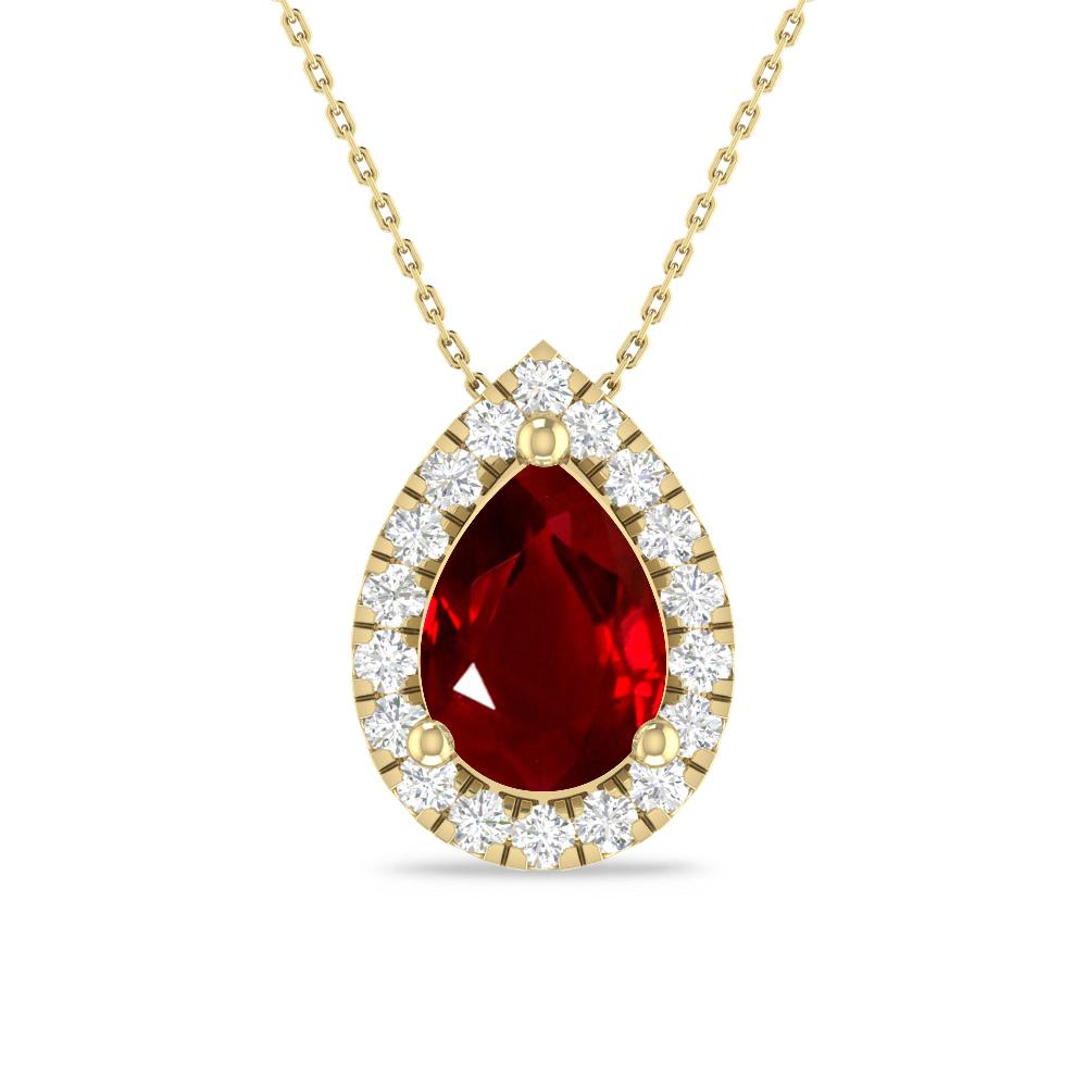 White Gold - Ruby