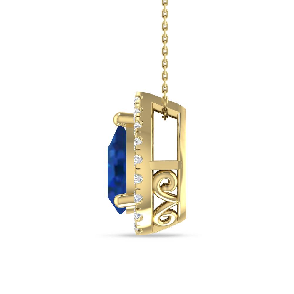 Yellow Gold - Sapphire