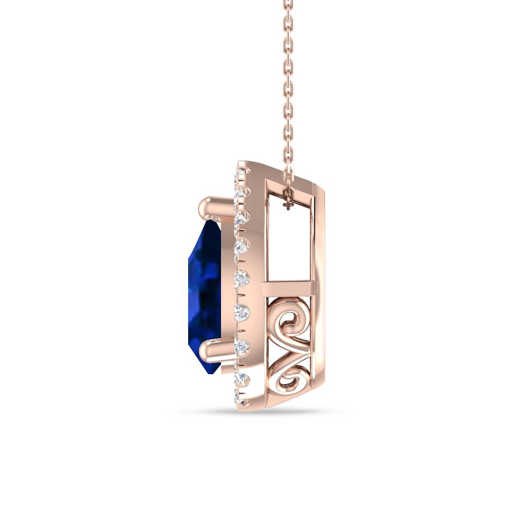 Rose Gold - Sapphire