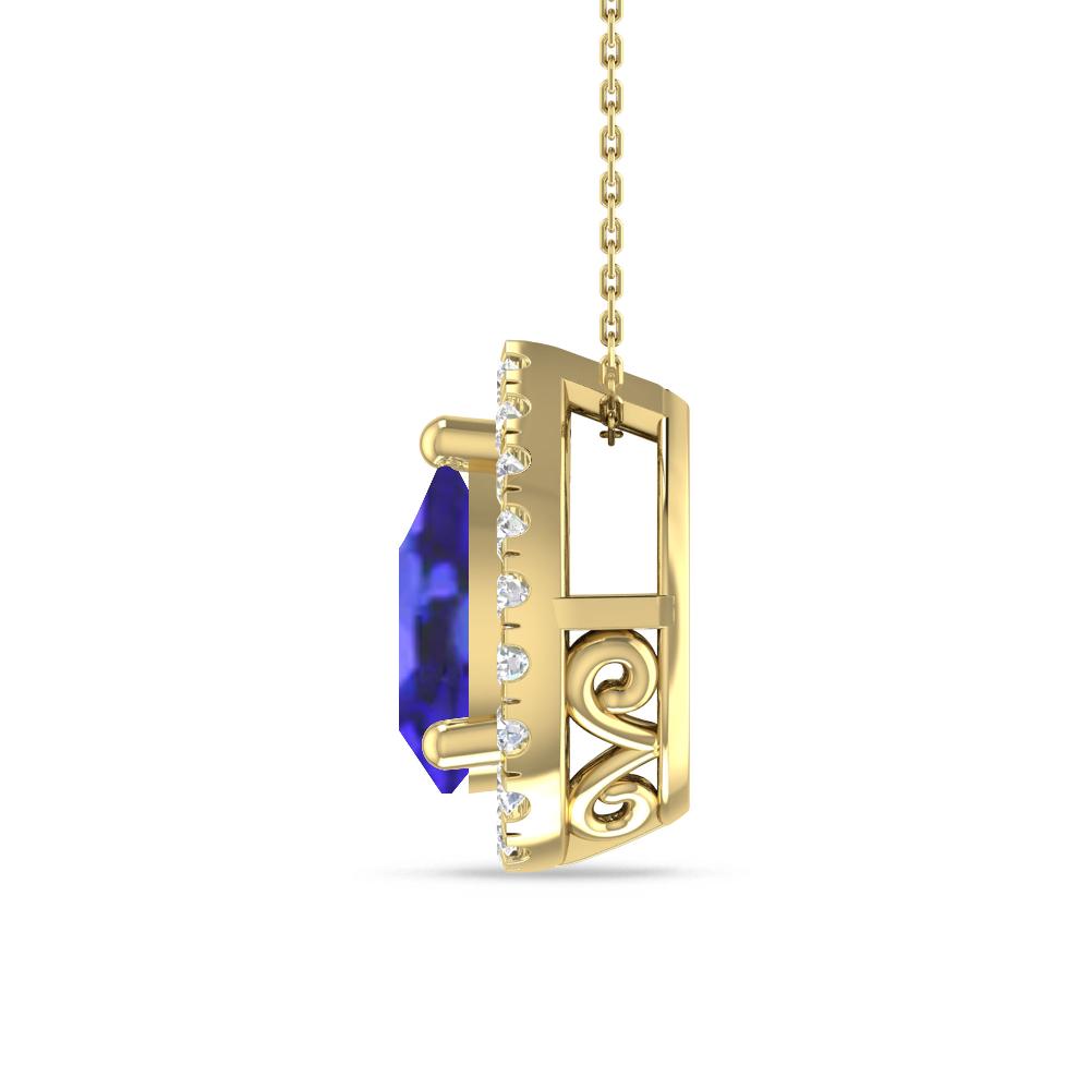Yellow Gold - Tanzanite