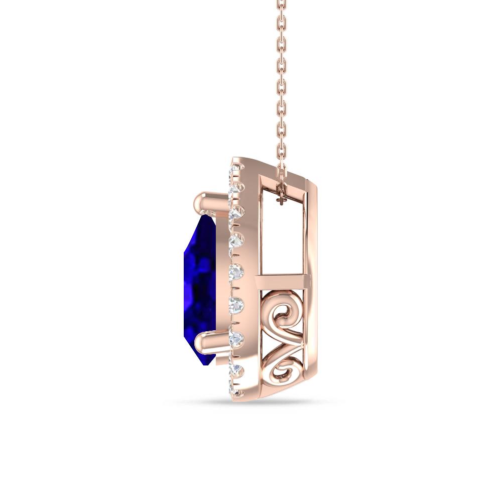 Rose Gold - Tanzanite