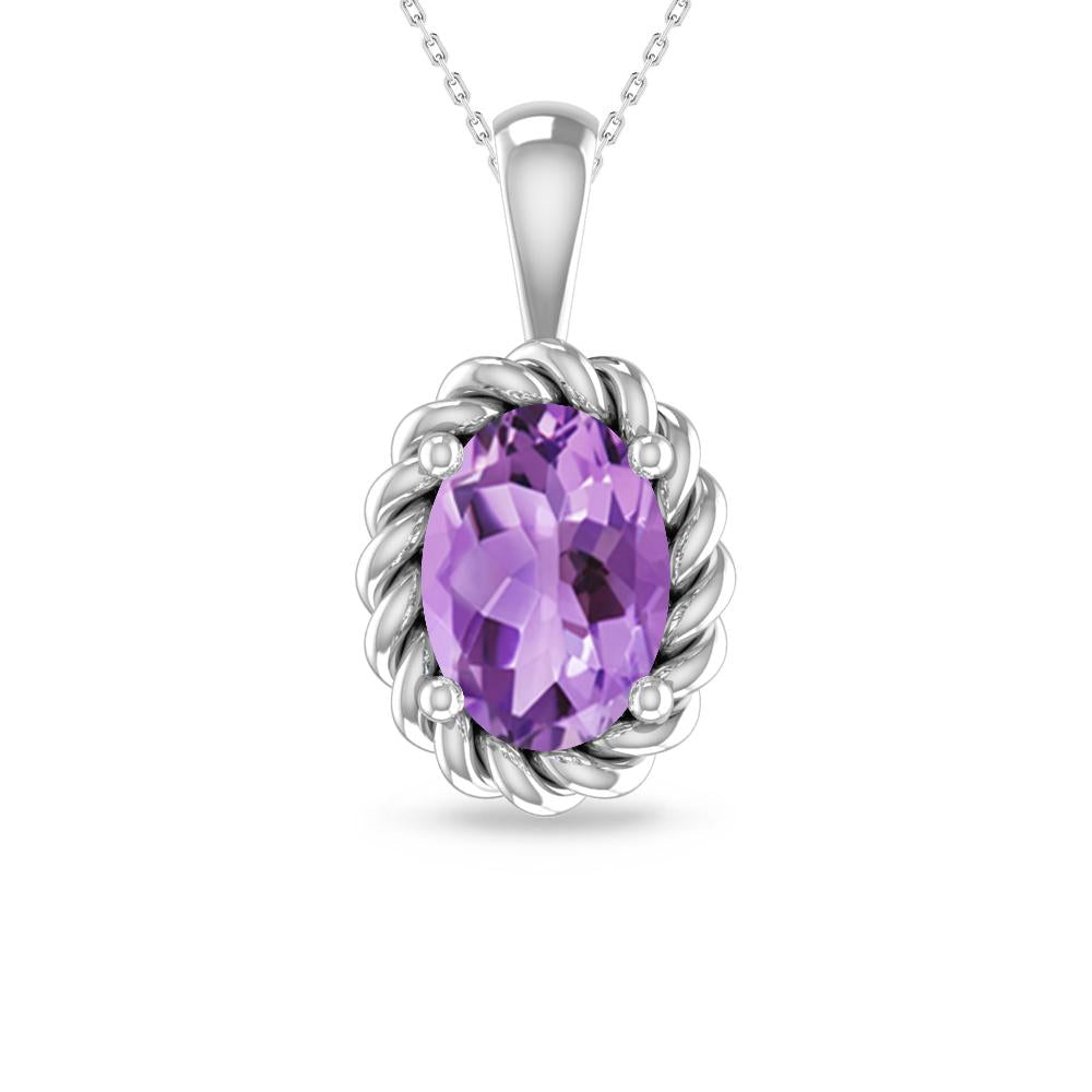 White Gold - Amethyst