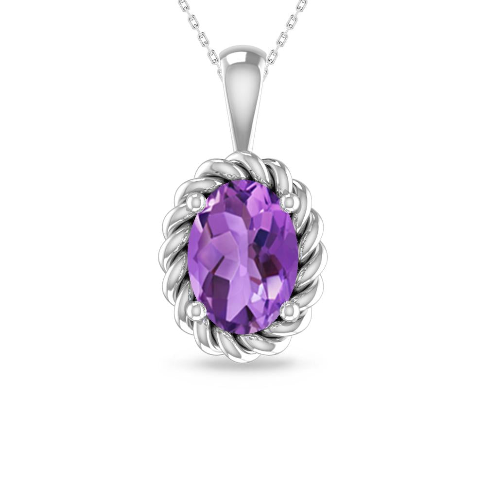 White Gold - Amethyst