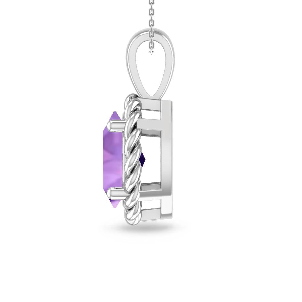 White Gold - Amethyst