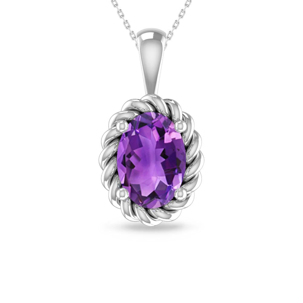 White Gold - Amethyst