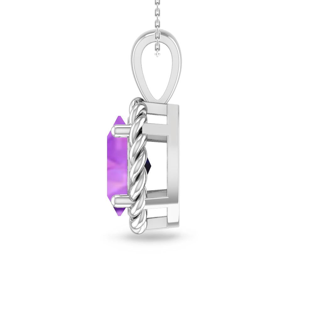 White Gold - Amethyst