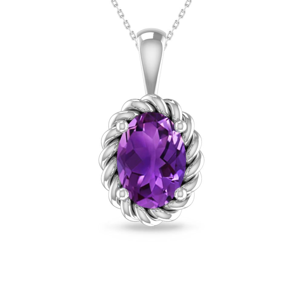 White Gold - Amethyst