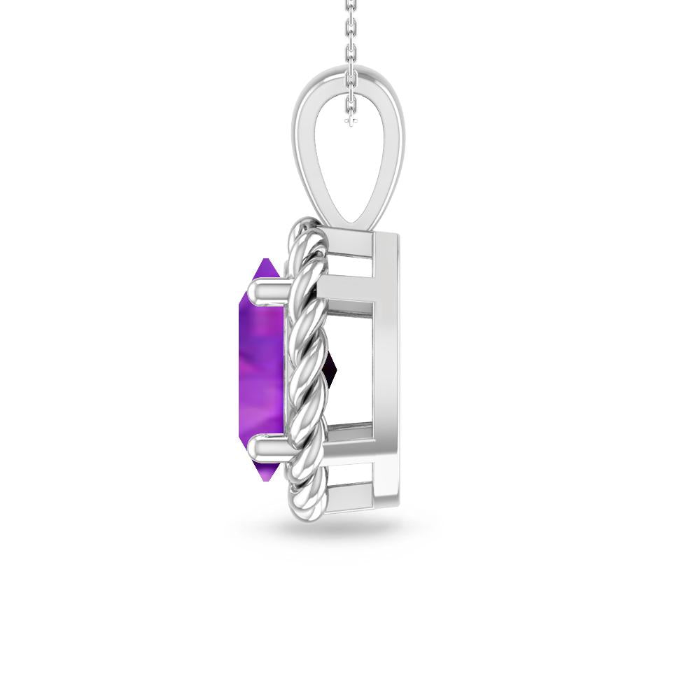 White Gold - Amethyst