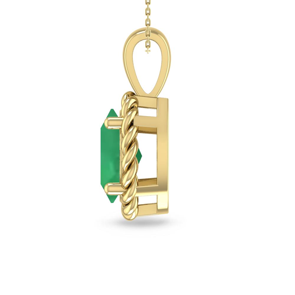 Yellow Gold - Emerald