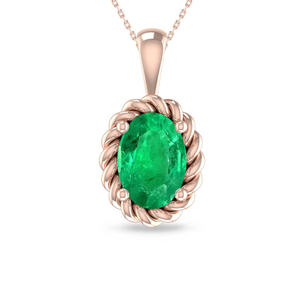 Rose Gold - Emerald