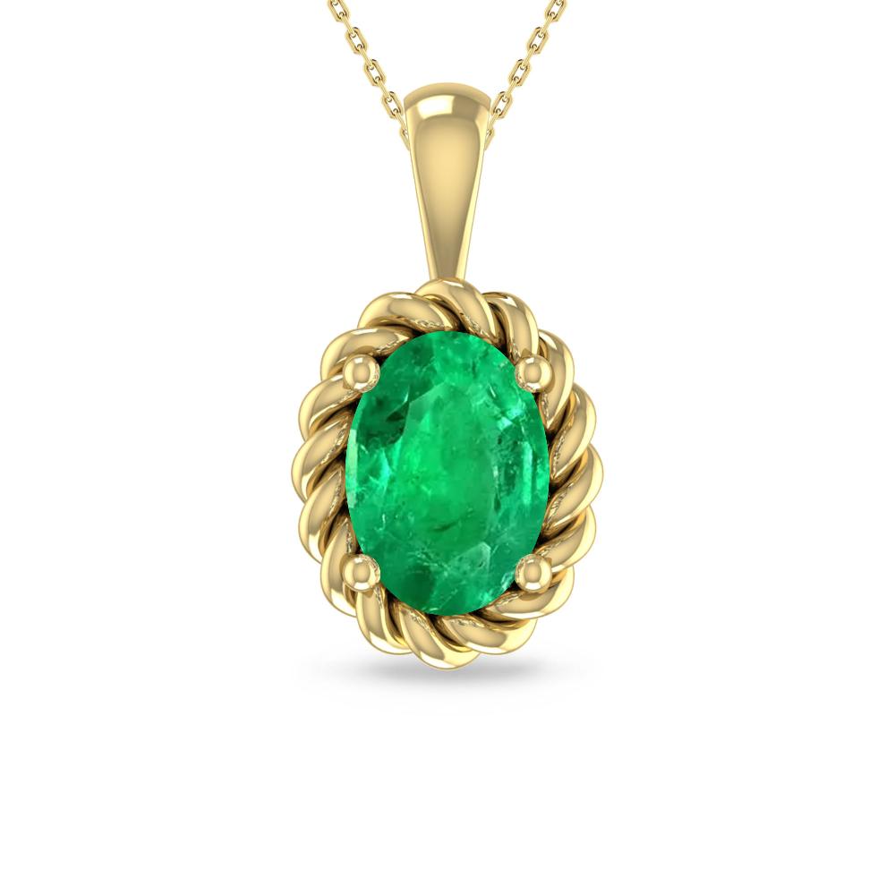 Yellow Gold - Emerald