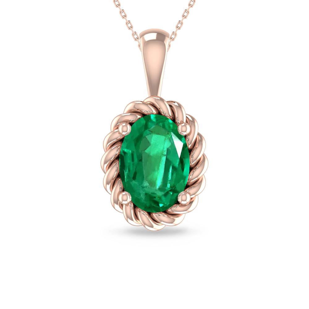 Rose Gold - Emerald