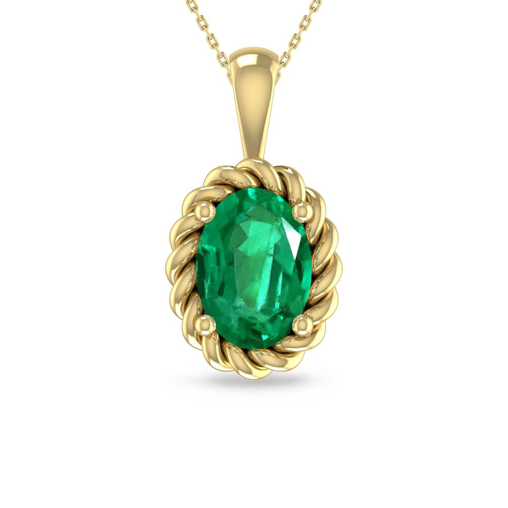 Yellow Gold - Emerald