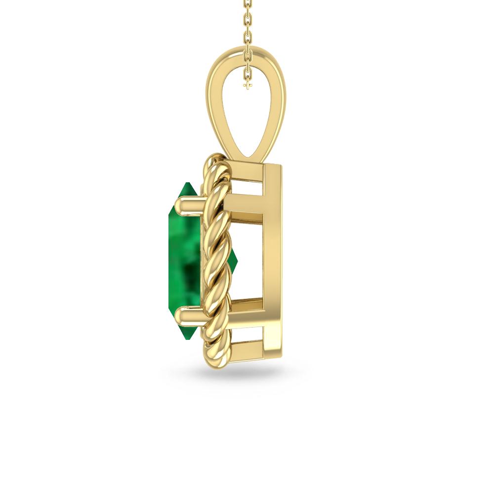 Yellow Gold - Emerald