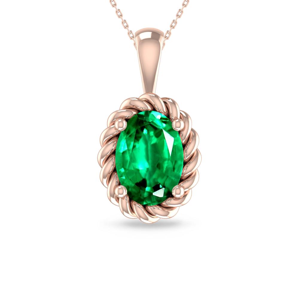 Rose Gold - Emerald