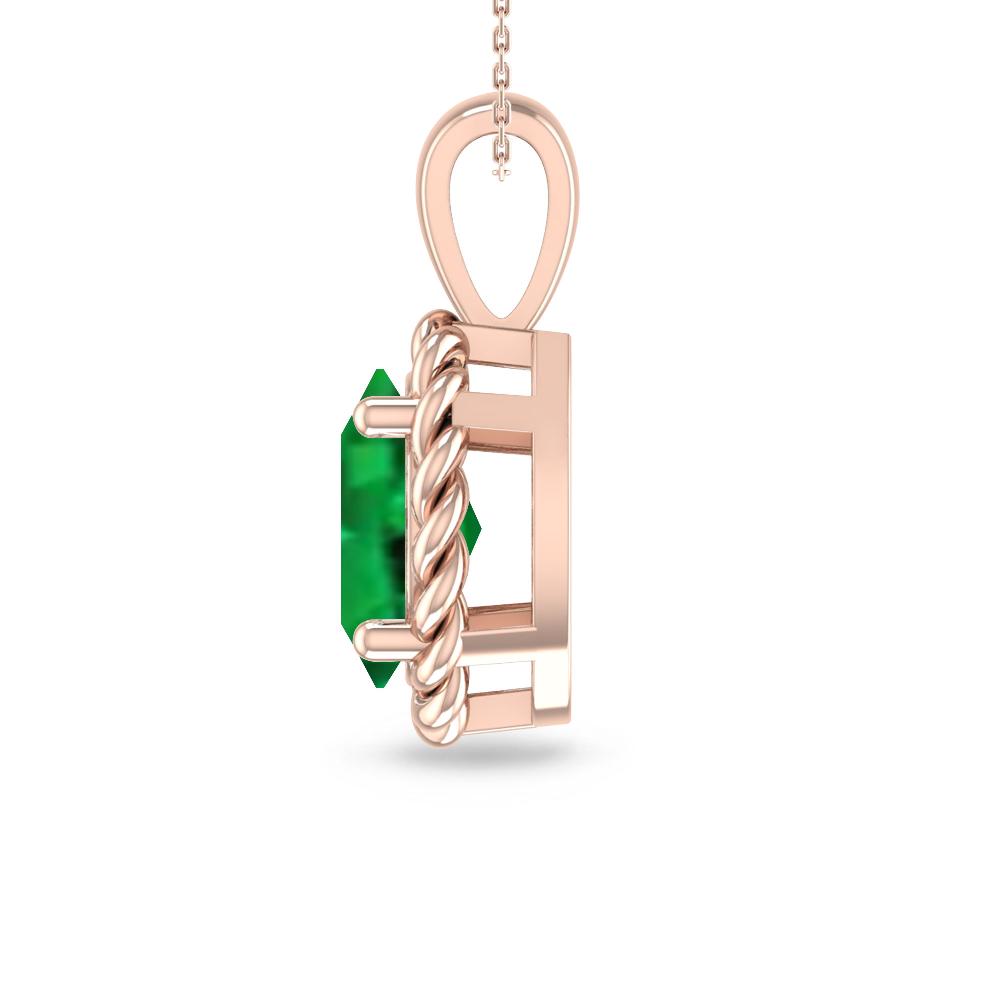 Rose Gold - Emerald