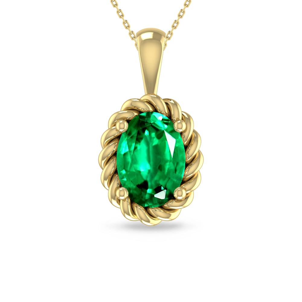 Yellow Gold - Emerald
