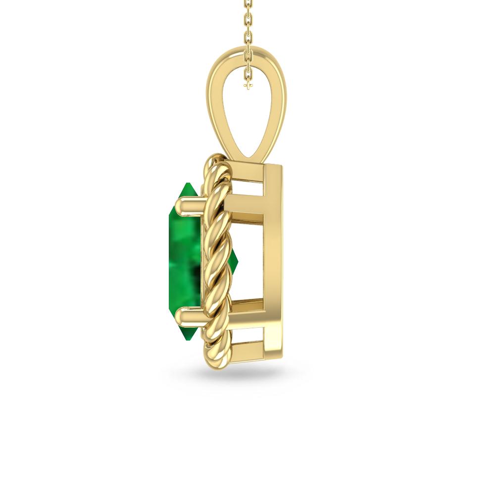 Yellow Gold - Emerald