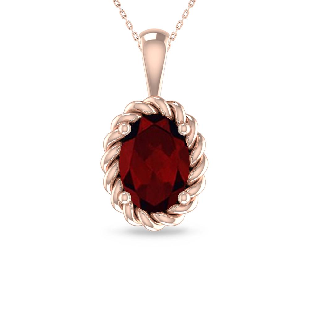 Rose Gold - Garnet