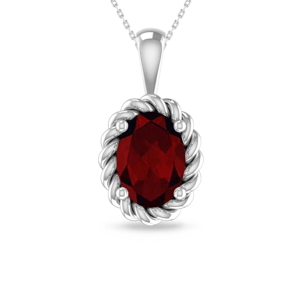 White Gold - Garnet