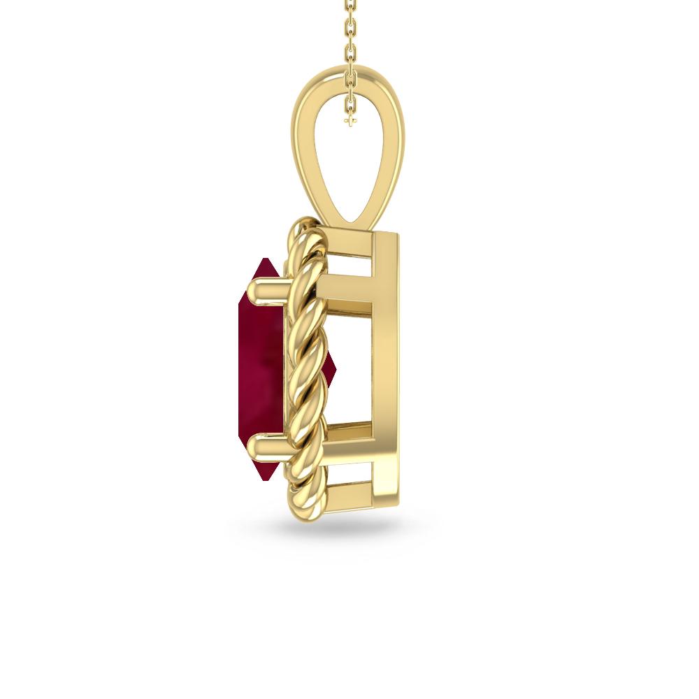 Yellow Gold - Garnet