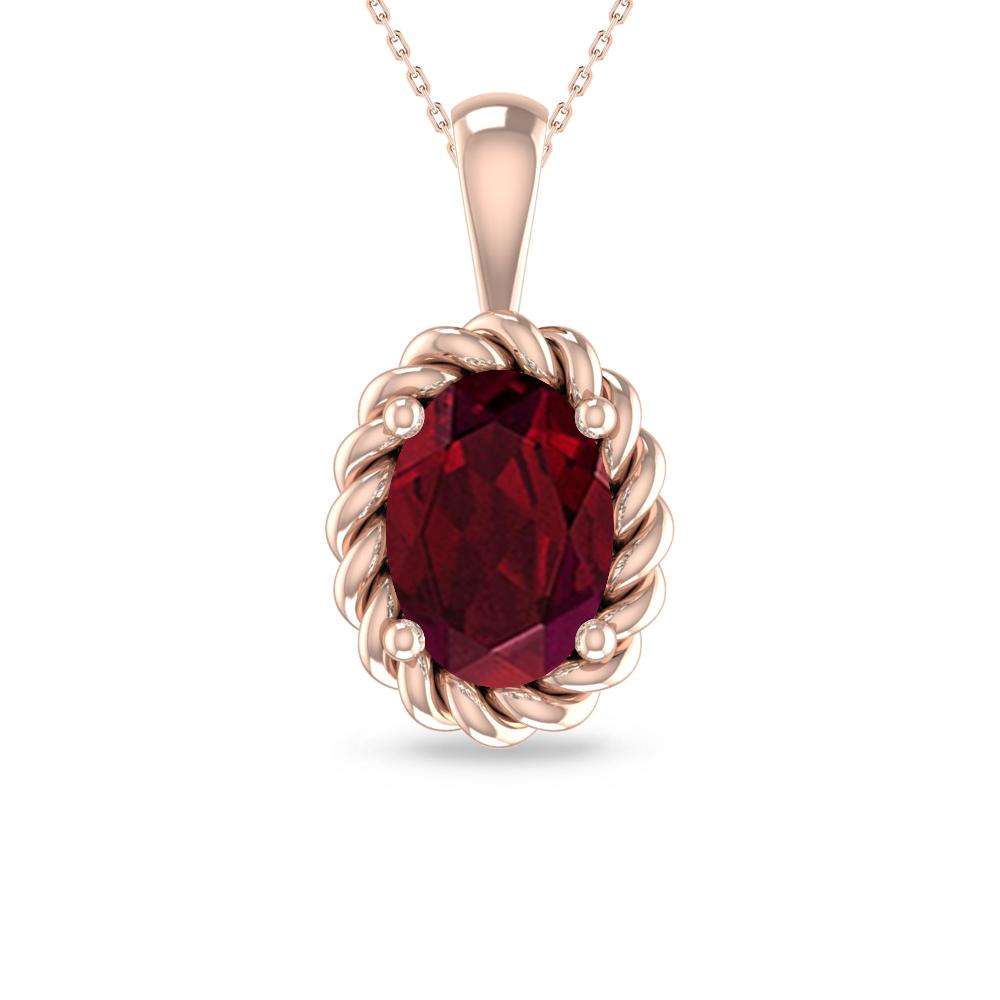 Rose Gold - Garnet