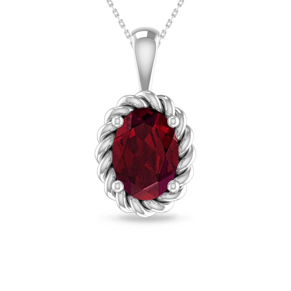 White Gold - Garnet