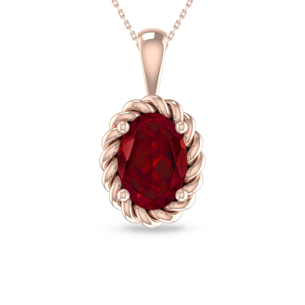 Rose Gold - Garnet