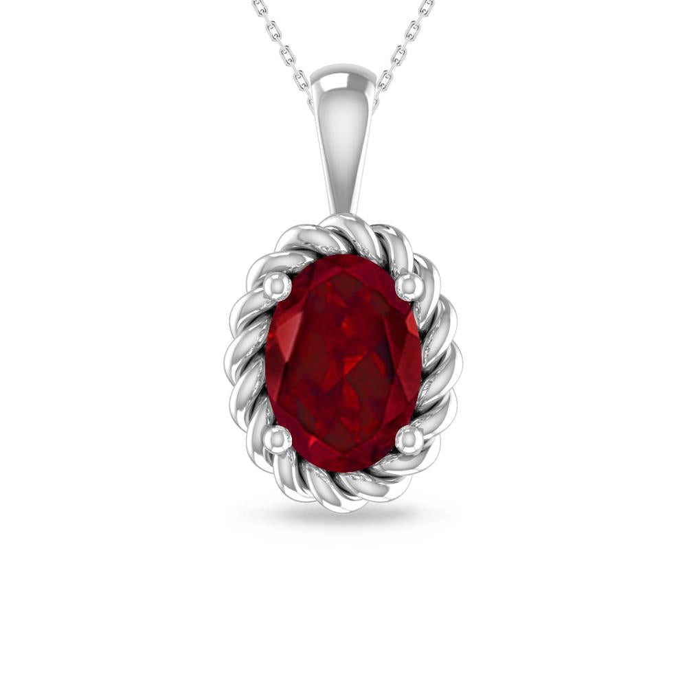 White Gold - Garnet