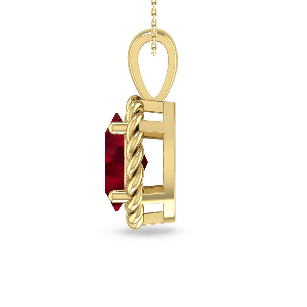 Yellow Gold - Garnet