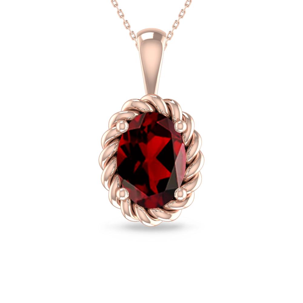 Rose Gold - Garnet