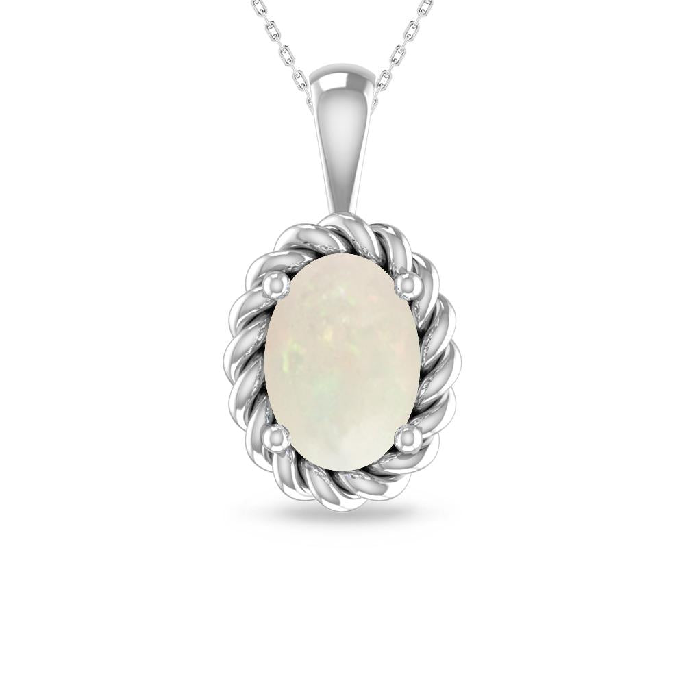 White Gold - Opal