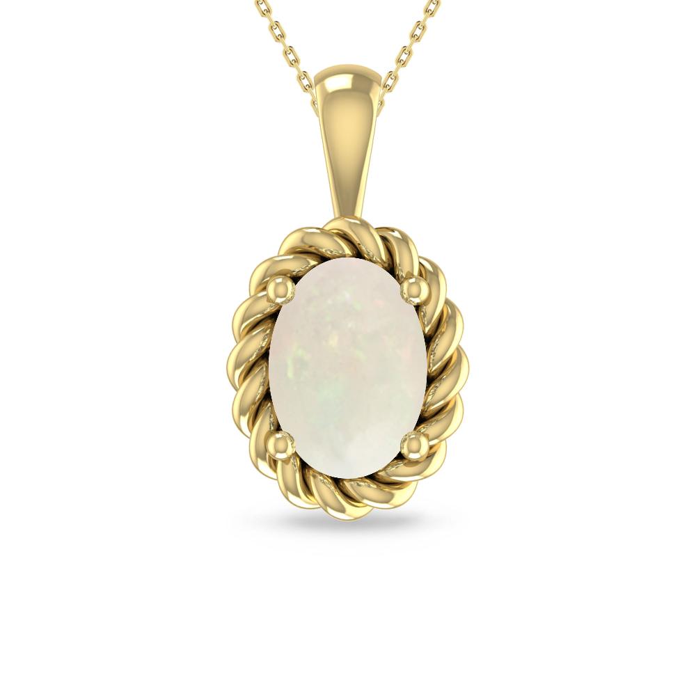 Yellow Gold - Opal