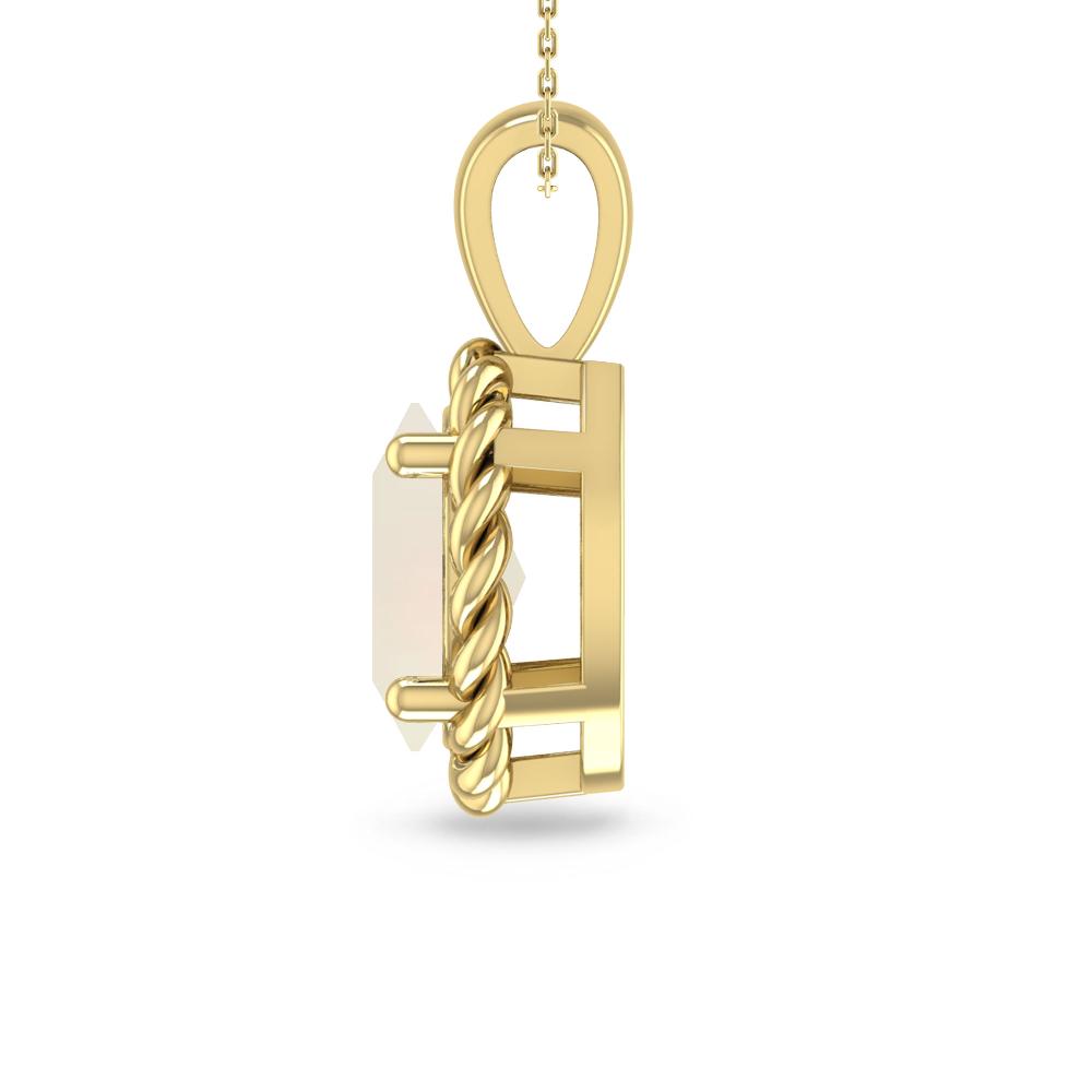 Yellow Gold - Opal