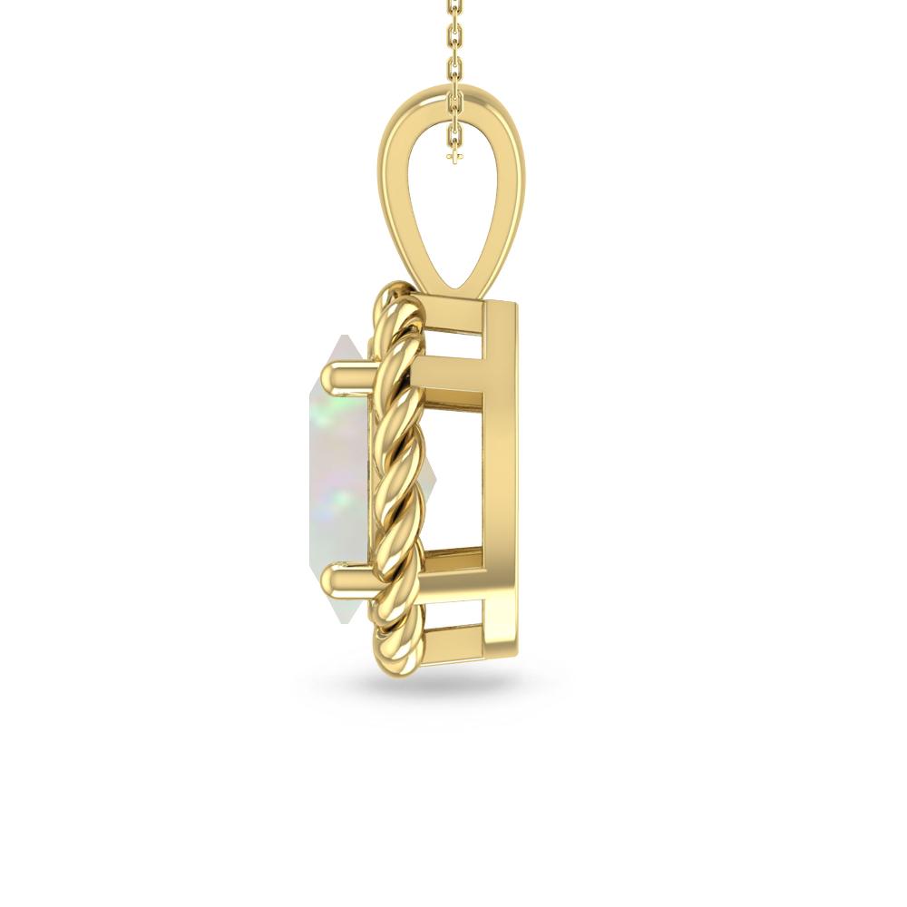 Yellow Gold - Opal