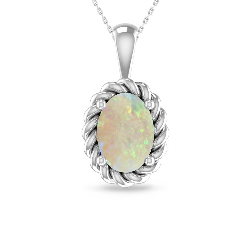 White Gold - Opal
